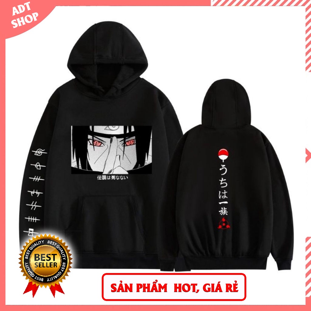 Áo Hoodie Dài Tay Naruto, Itachi Uchiha Nam Nữ Unisex Đủ Size Độc Đẹp Giá rẻ