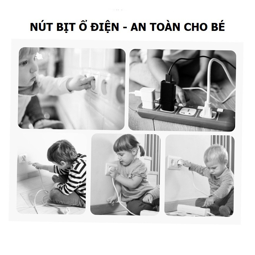 Nút Bịt Ổ Điện - Taky, Chống Giật 2 Chân Cao Cấp Nhỏ Gọn Chắc Chắn Bảo Vệ An Toàn Cho Bé - 8700