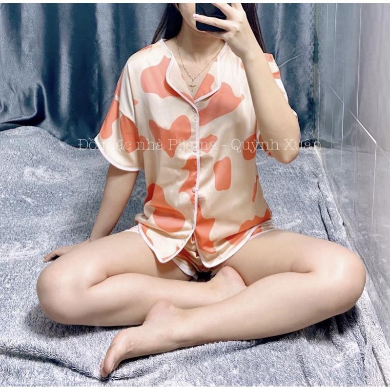 [FREE SHIP] Đồ Mặc Nhà Pijama Latin hàng cao cấp TNQN Freesize - Bò Sữa đủ màu  ༷