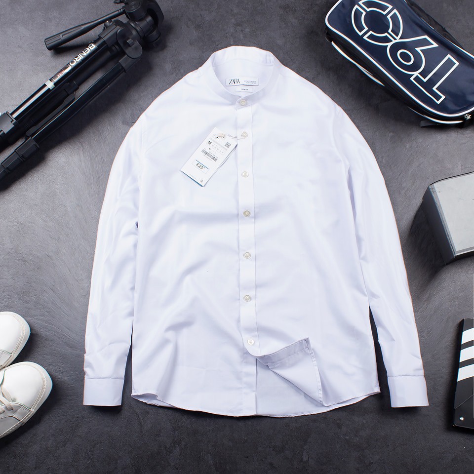 [XẢ HÀNG] Áo sơ mi Nam cổ trụ cao cấp, thời trang công sở - Hàng xuất - Sơmi Nam VNXK chất liệu cao cấp, chống nhăn | BigBuy360 - bigbuy360.vn