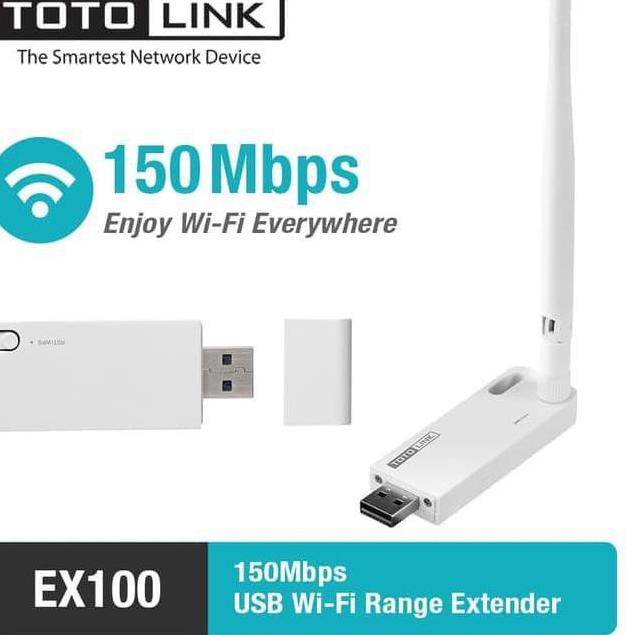 Thiết Bị Khuếch Đại Sóng Wifi Totolink Ex100 - Usb 150mbps Lidya.Store1