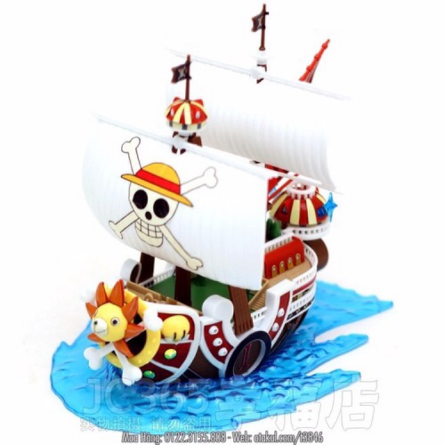 Tàu Thousand Sunny tặng thêm 3 mô hình one piêc chính hãng