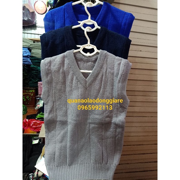 Áo gile len ông già