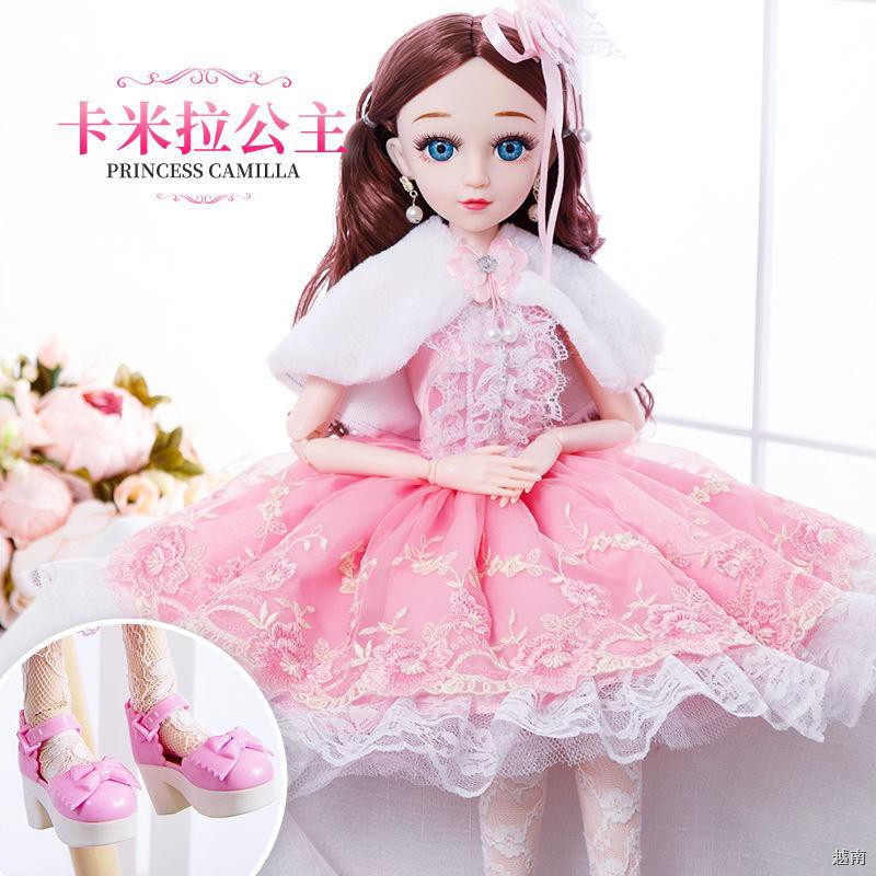 ☜Bộ đồ chơi búp bê Barbie ngoại cỡ 60cm, công chúa bé gái, nhà biệt thự bjd đơn lẻ