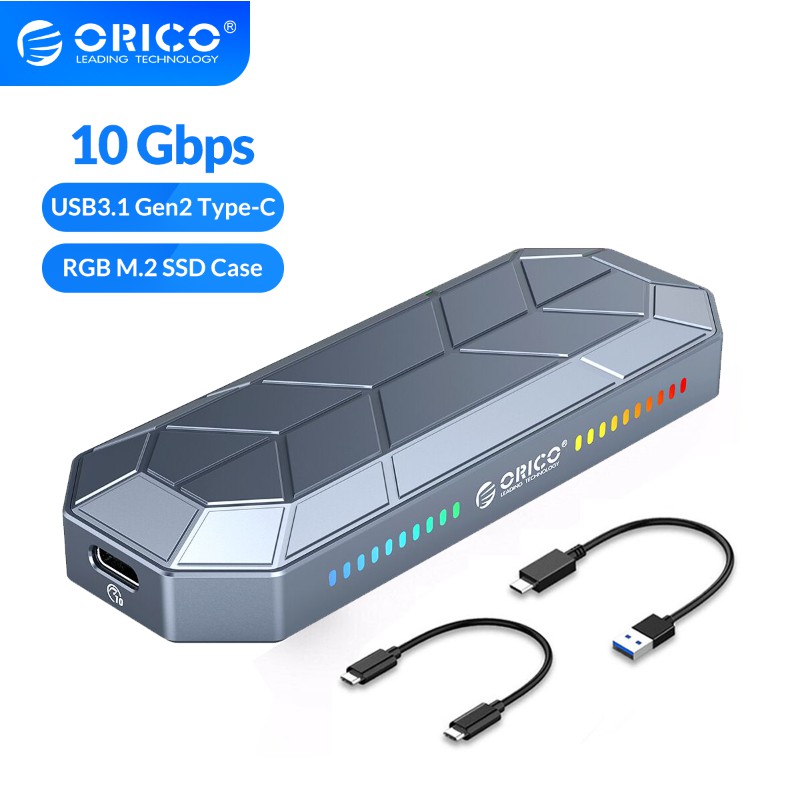 Hộp Đựng Ổ Cứng Di Động ORICOM2VG01 SSD M.2 Nvme Chuyển Đổi Sang USB Type C 3.1 Thế Hệ 2 10GBPS