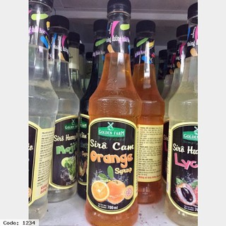 Siro Golden farm các vị chai 520ml