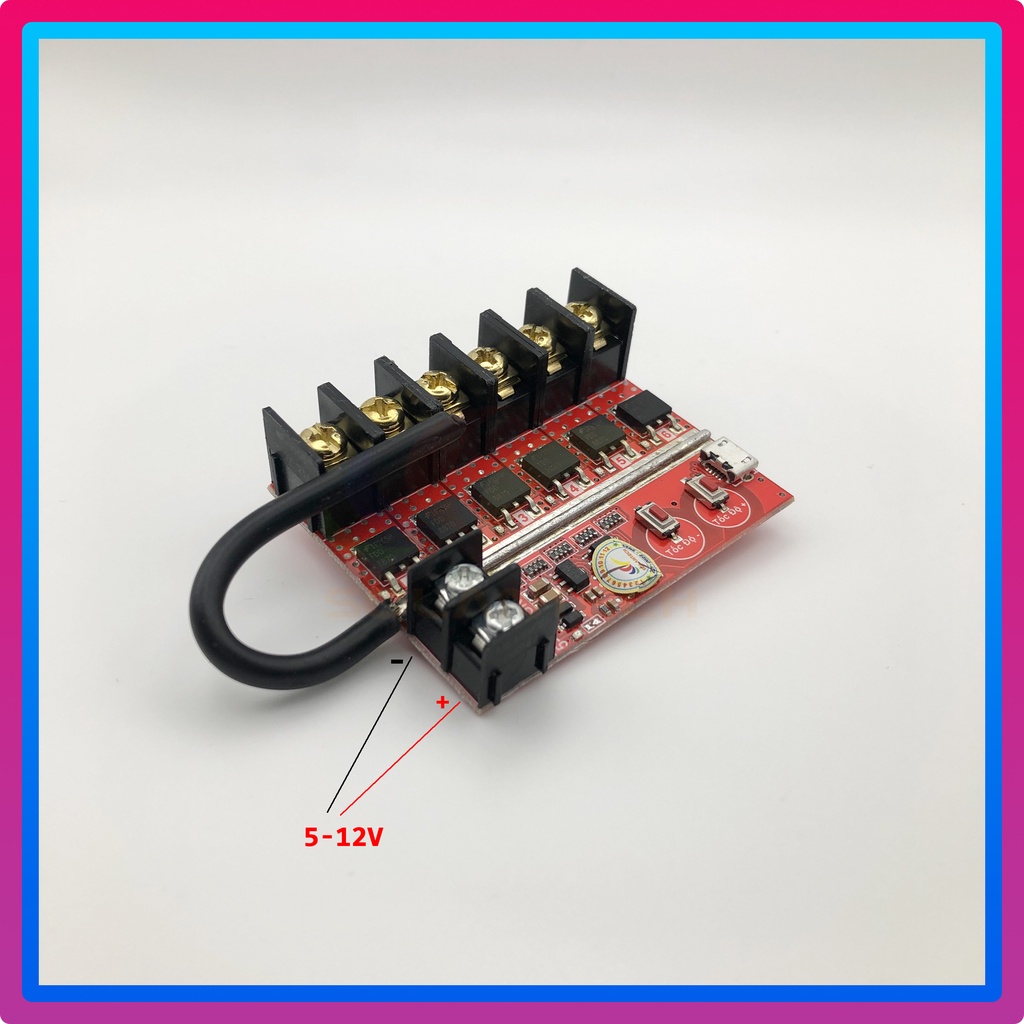 Mạch vẫy 6 Kênh Công Suất (30A/Kênh) + TẶNG DÂY CÁP MICRO USB