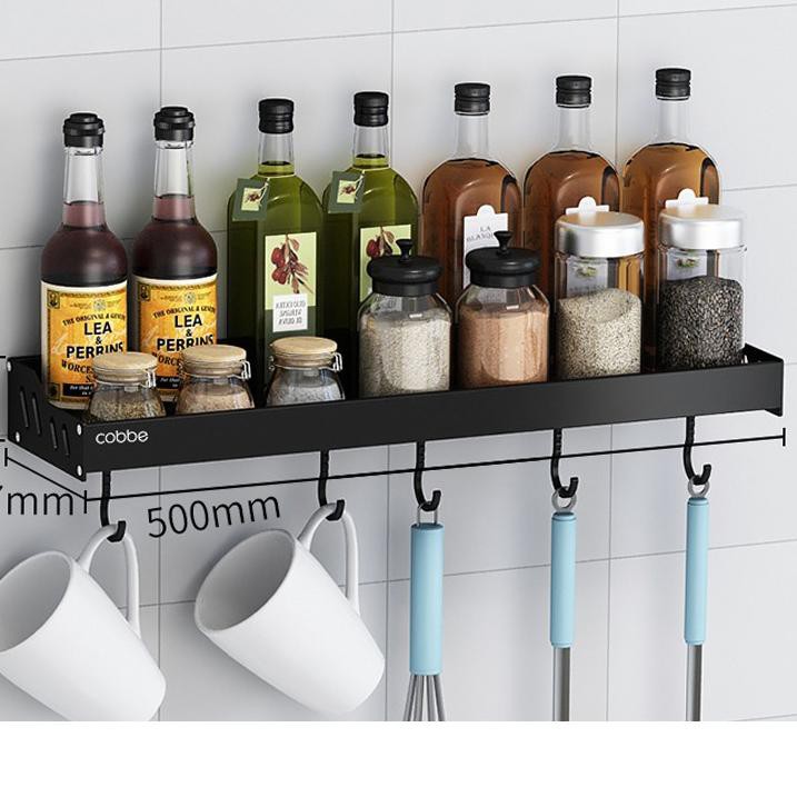 Giá Nhôm Treo Tường Đựng Đồ Dùng Nhà Bếp Tiện Dụng | BigBuy360 - bigbuy360.vn