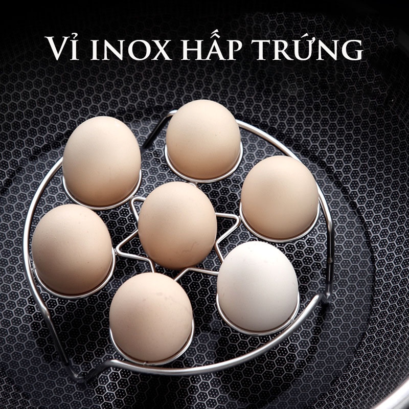 Vỉ hấp xòe inox, gấp gọn