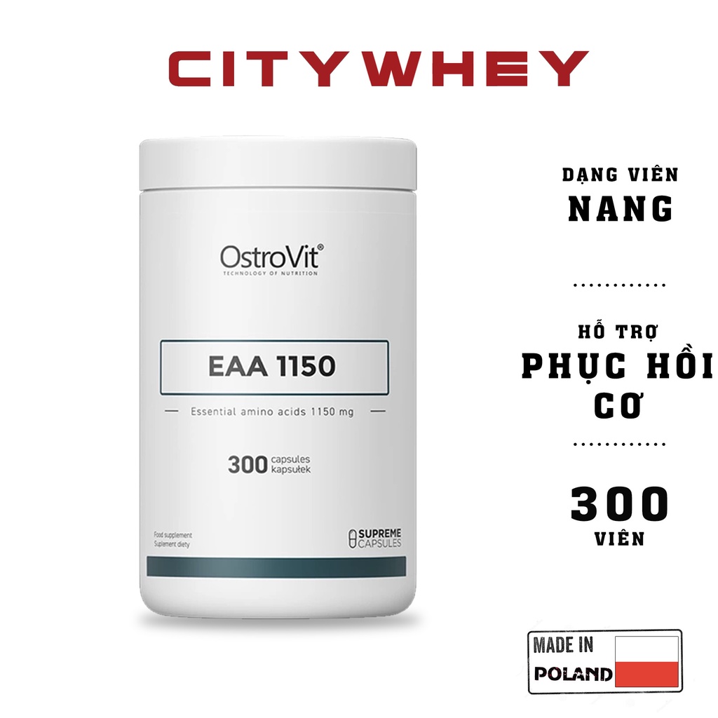 EAA OSTROVIT 300 VIÊN,TỐI ƯU PHỤC HỒI CƠ BẮP-PHÁT TRIỂN CƠ VƯỢT TRỘI - HÀNG BALAN