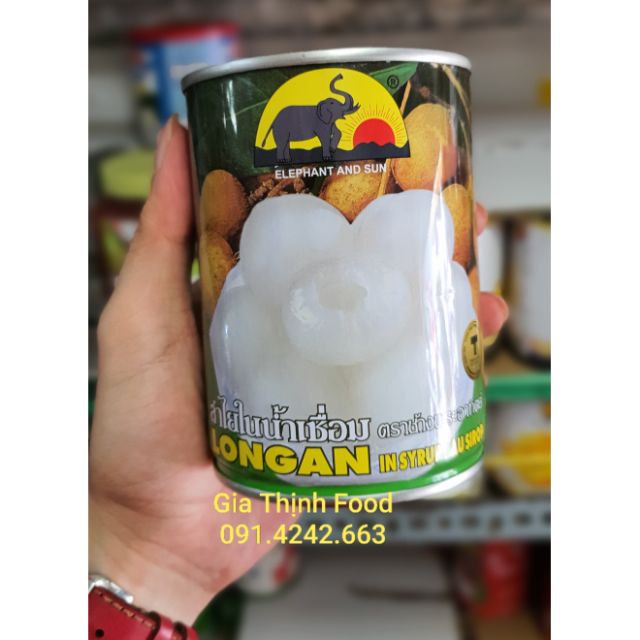 Nhãn lon thái con voi