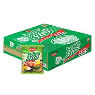 NISSIN 30 Gói Mì Không Chiên 365 Chay Súp Miso Rong Biển Nhật