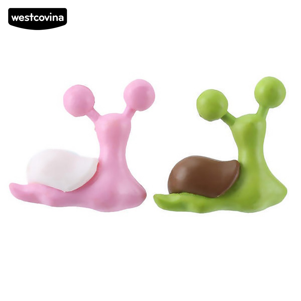 Bộ 2 Mô Hình Ốc Sên Mini Trang Trí Sân Vườn