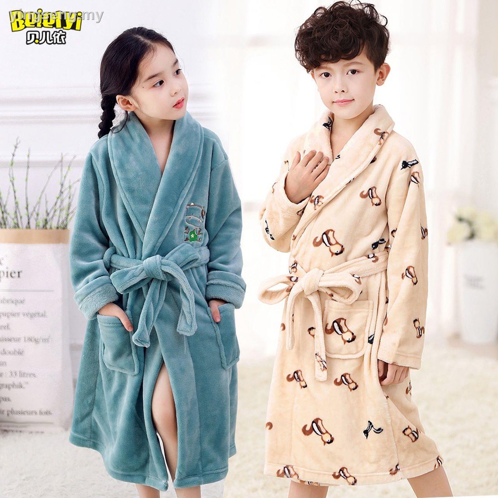 VEET Bộ Đồ Ngủ Pijama Vải Flannel Thời Trang Mùa Đông Cho Bé Trai Và Gái