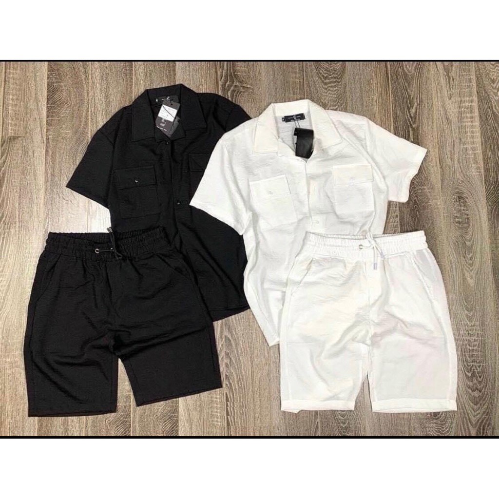 [FREESHIP ⚡SIÊU SALE⚡] Bộ Đũi Nam cổ bẻ hot 2021 | BigBuy360 - bigbuy360.vn