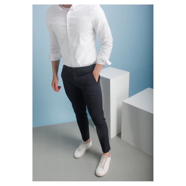 Free ship 50 _Quần tây Hàn Quốc vải cotton mềm mịn | BigBuy360 - bigbuy360.vn
