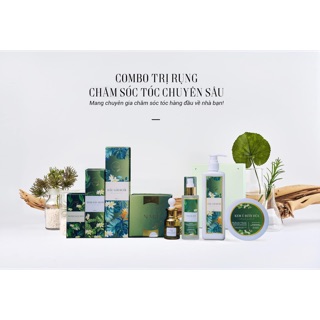 Tinh dầu bưởi trị rụng tóc - combo gội-tinh dầu-kem ủ