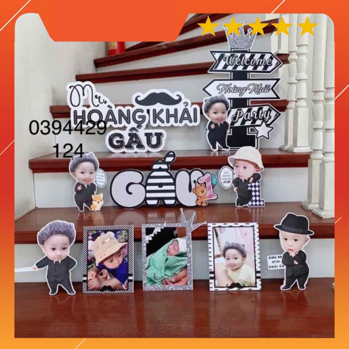 Combo Chibi, Tên Để Bàn, Bảng Tên Trang Trí Sinh Nhật