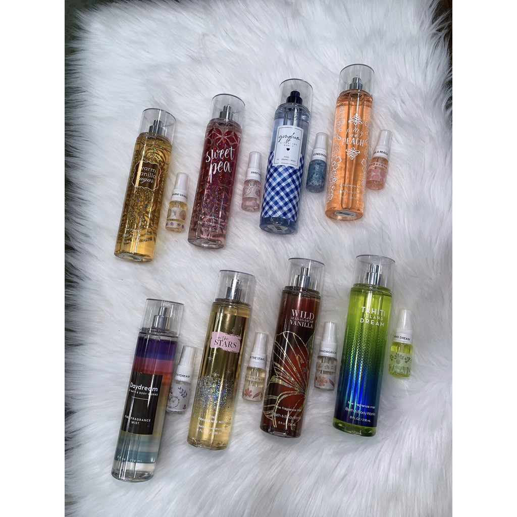 [ BILL MỸ ] (10ML)XỊT THƠM BATH & BODY WORKS NHIỀU MÙI