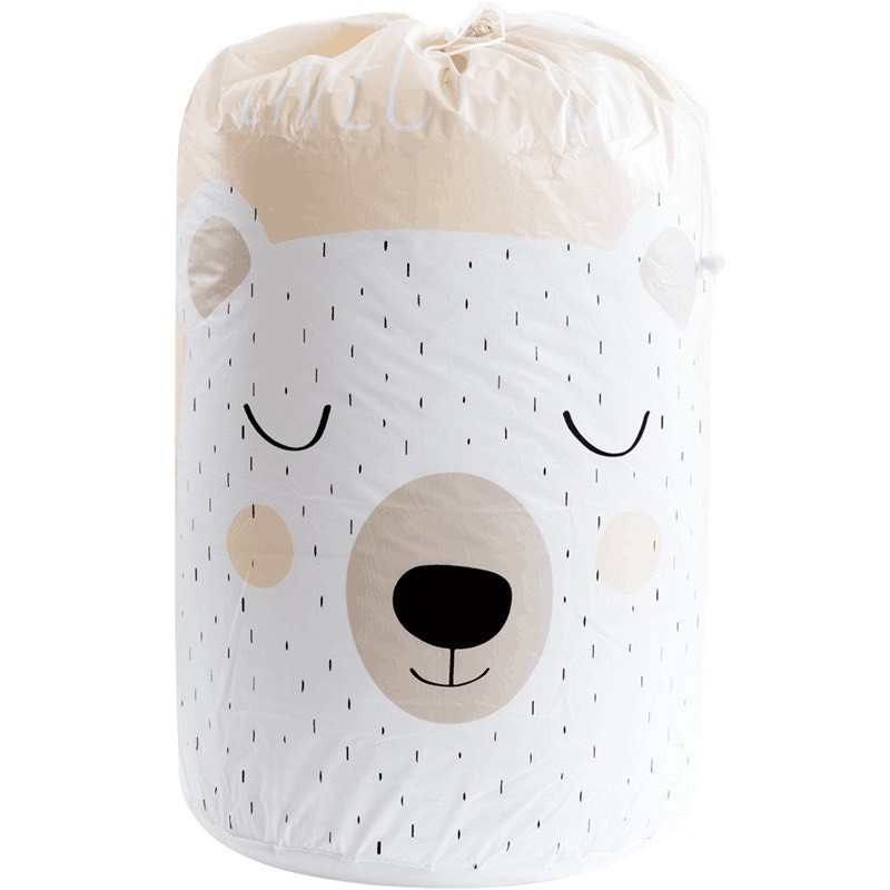 Túi Đựng Chăn Màn Quần Áo Chống Ẩm Cao Cấp Nhật Cỡ Lớn, Túi Đựng Chăn Màn, Quần Áo Rút Dây Hình Trụ 2466 Lamon Store