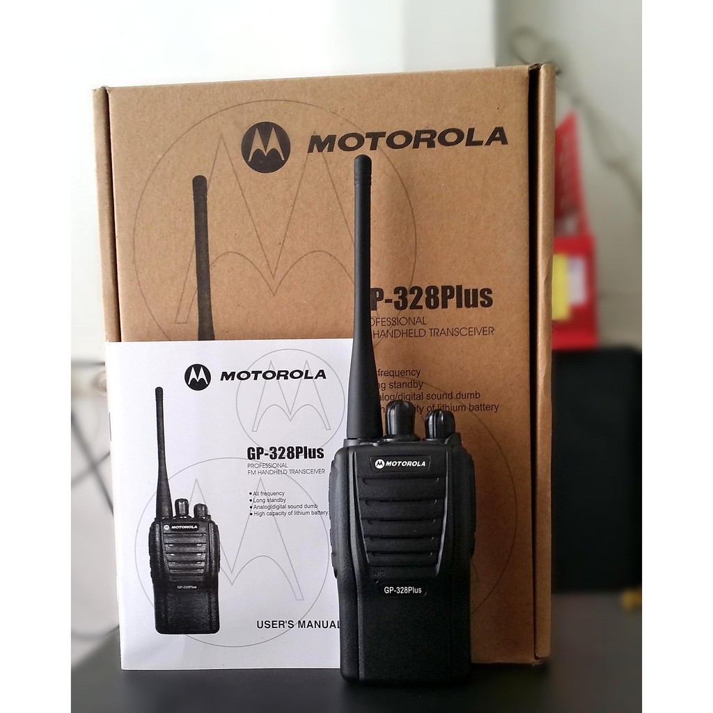 Bộ đàm Motorola GP328 Plus - Nhỏ gọn - Pin dùng 24h