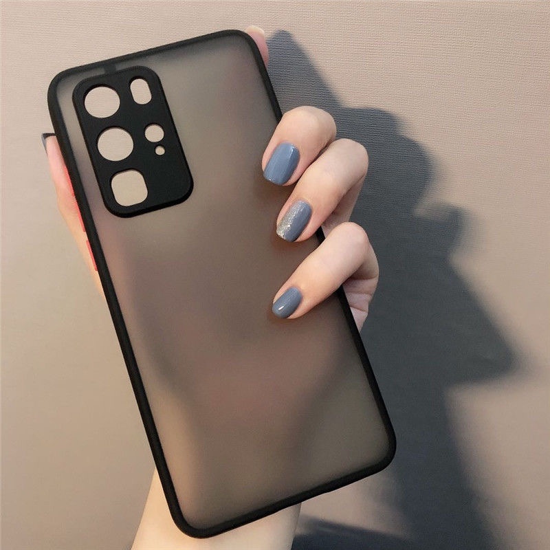 Ốp điện thoại nhám chống sốc cho Samsung Galaxy ss S21 S20 FE Ultra S10 S9 Plus 5G S20+ S10+ S9+