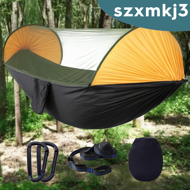 Võng Treo Kèm Màn Chống Muỗi Bằng Polyester Thoáng Khí Kèm Dây Đeo Tiện Dụng Mang Theo Du Lịch / Dã Ngoại Szxmkj3