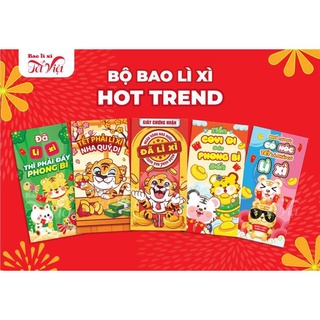 Bao Lì Xì Tết 2023 - Combo 10 Bao Lì Xì Giá Rẻ Nhiều Hình Dễ Thương