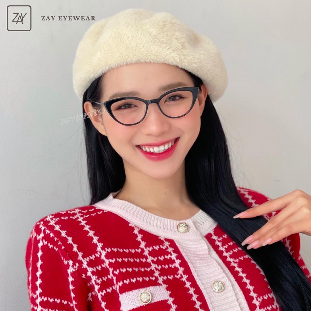 Gọng kính ONTARIDO cận loạn mắt mèo nam nữ phong cách thời trang hàng cao cấp HC5025 full box