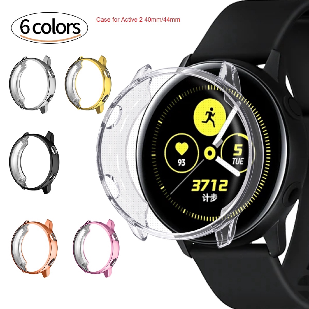 Vỏ bọc TPU mạ điện bảo vệ đồng hồ Samsung Galaxy Watch Active 2 40mm/44mm