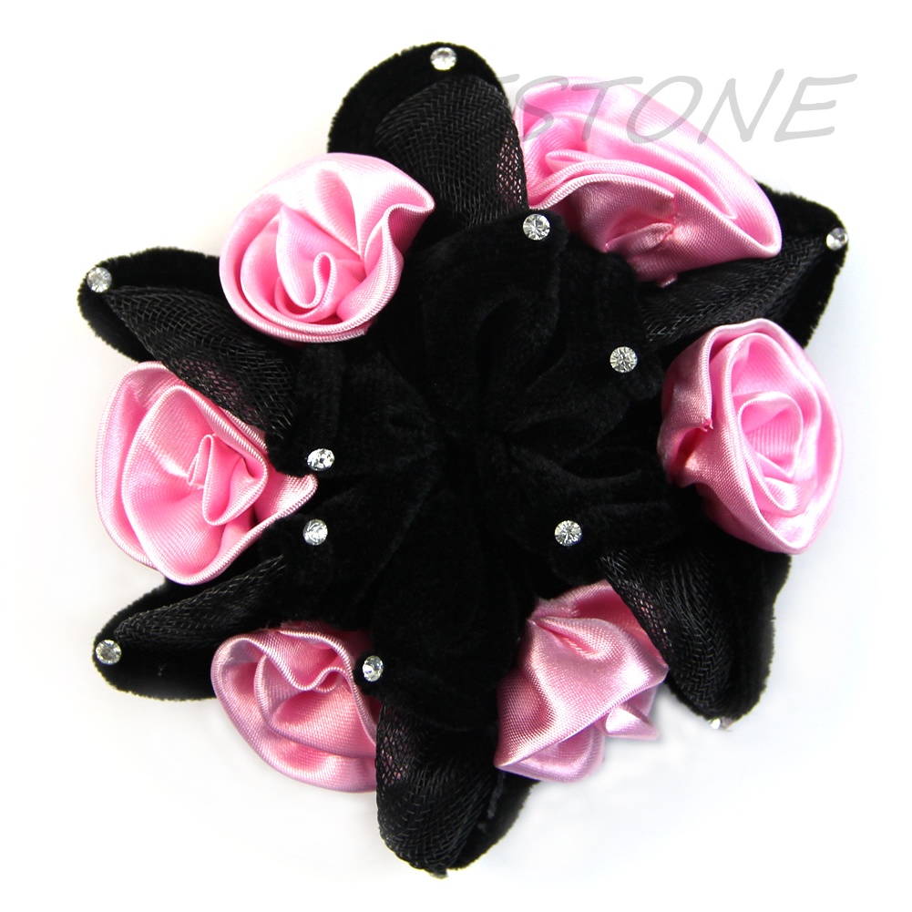 Dây Buộc Tóc Co Giãn Họa Tiết Hoa Thời Trang