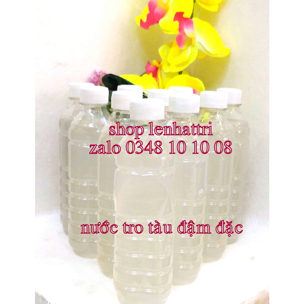 Nước tro tàu làm bánh làm mì sợi sương sáo 450ml