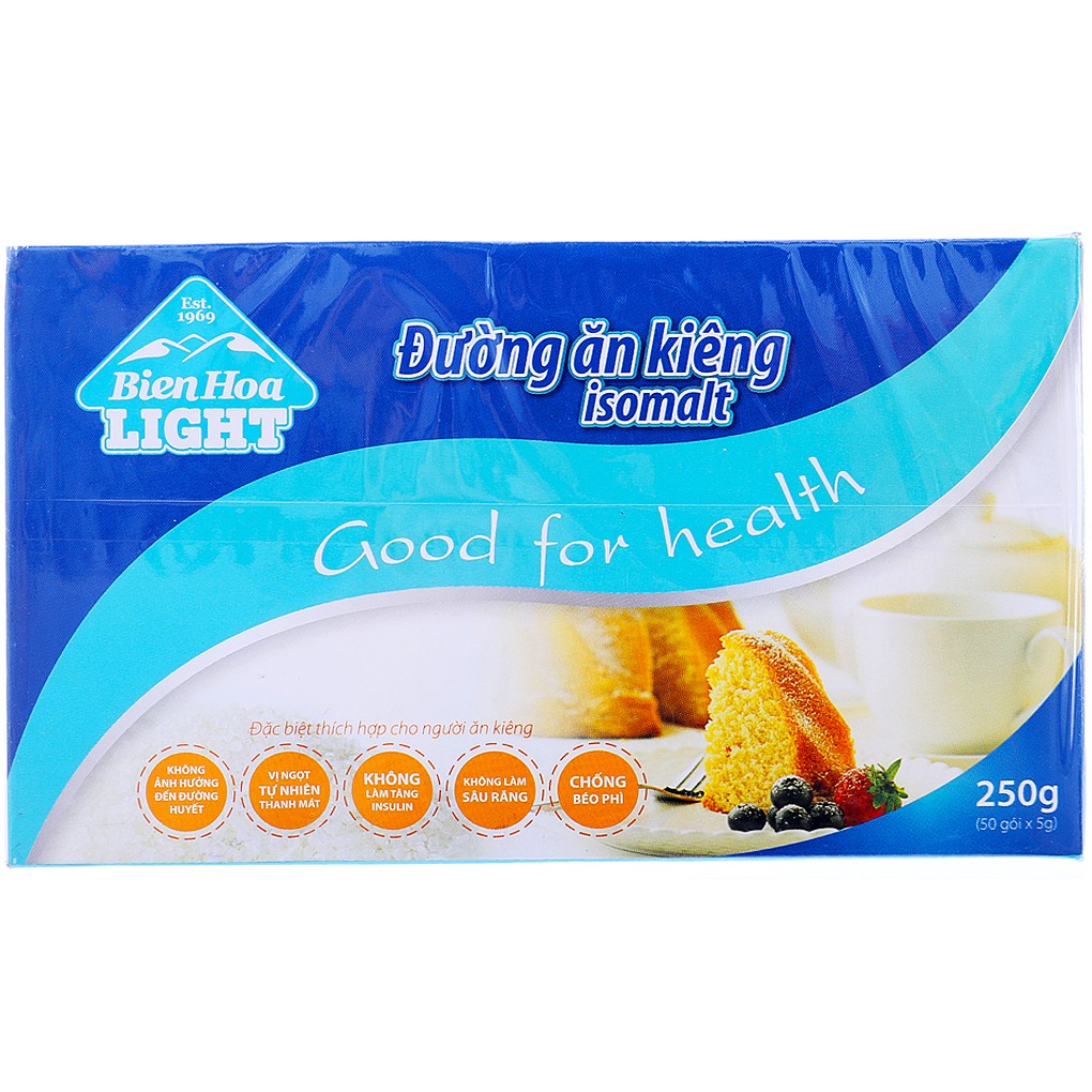 Đường ăn kiêng Isomalt gói 5g (hộp 50 gói)
