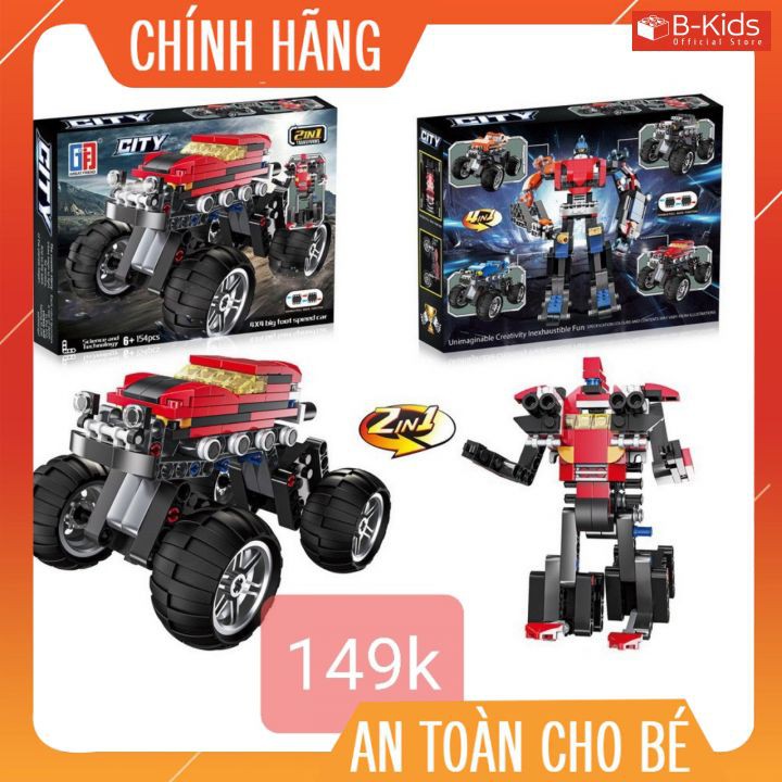 Bộ xếp hình LEGO ô tô biến hình ROBOT, SIÊU NHÂN [HÀNG NHẬP KHẨU], [QUATEST 1 KIỂM ĐỊNH] sản phẩm chất lượng cao