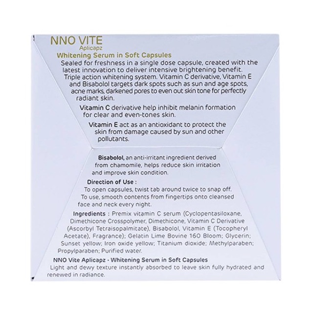 Viên Serum Dưỡng Trắng Da Nno Vite Aplicapz 30 Viên