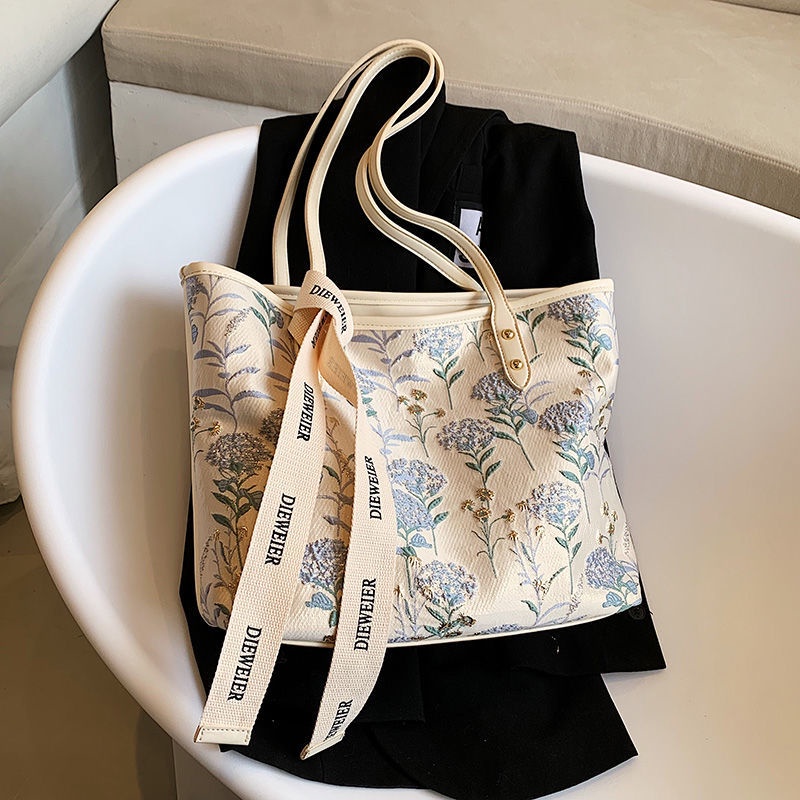 HAPPY HOMLIV Túi Tote Đeo Vai Thời Trang Mùa Hè Chất Lượng Cao Dành Cho Nữ