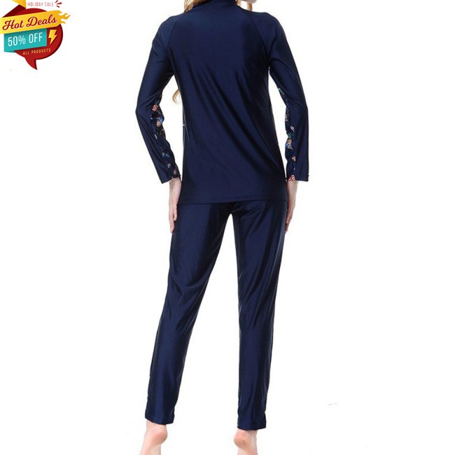 Bộ Đồ Bơi Dài Tay In Họa Tiết Gợi Cảm Cho Nữ | BigBuy360 - bigbuy360.vn