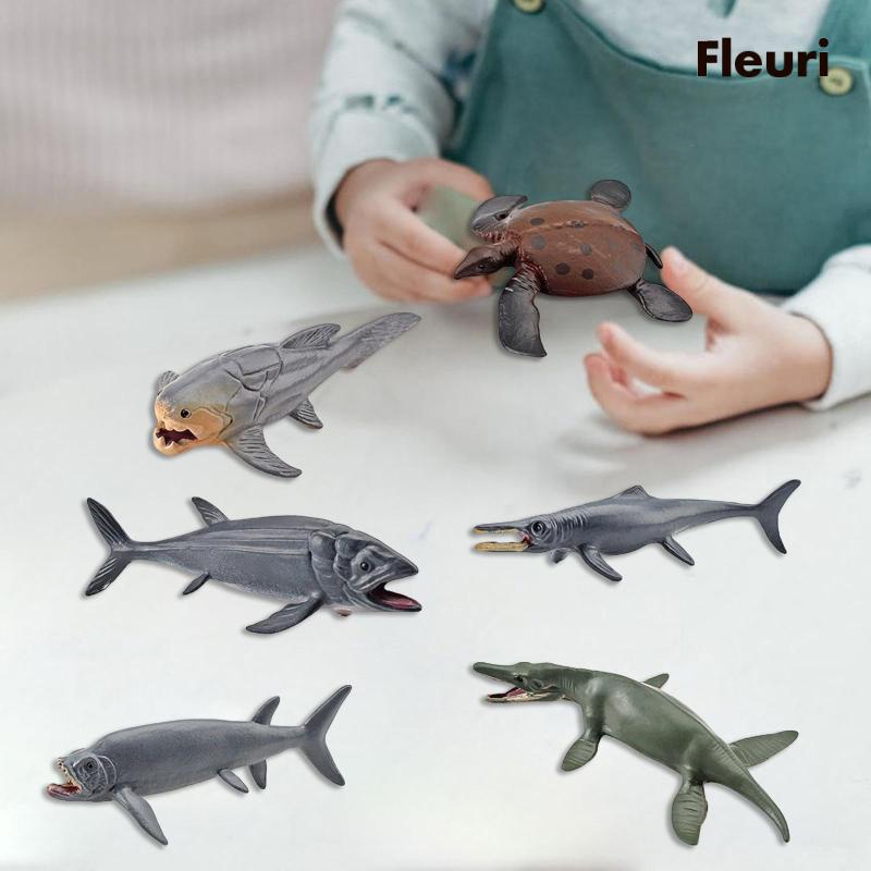 Set 6 Động Vật Biển Đồ Chơi Giáo Dục Sớm Cho Bé