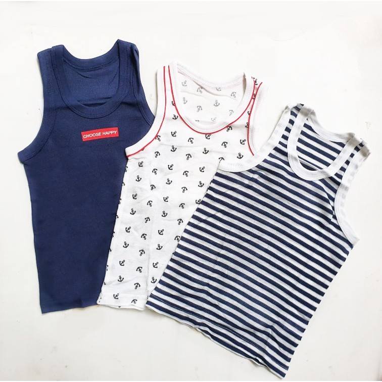 Áo thun ba lỗ DryWrap set 3 cái - Hàng nội địa Nhật