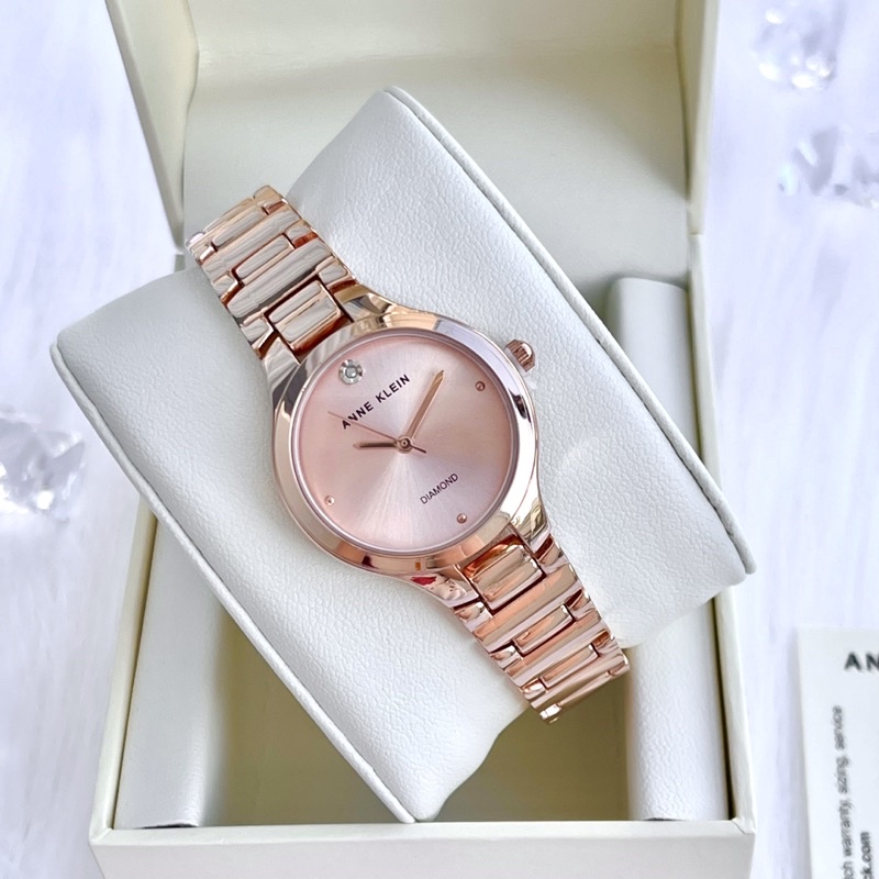 Đồng hồ nữ ANNE KLEIN model AK/3608RGRG tone rose gold sang trọng