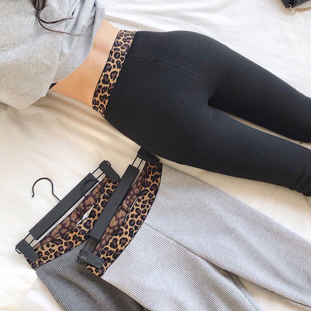 QUẦN LEGGING CẠP BÁO MÀU ĐEN SIÊU ĐẸP HÀNG ĐẸP | BigBuy360 - bigbuy360.vn