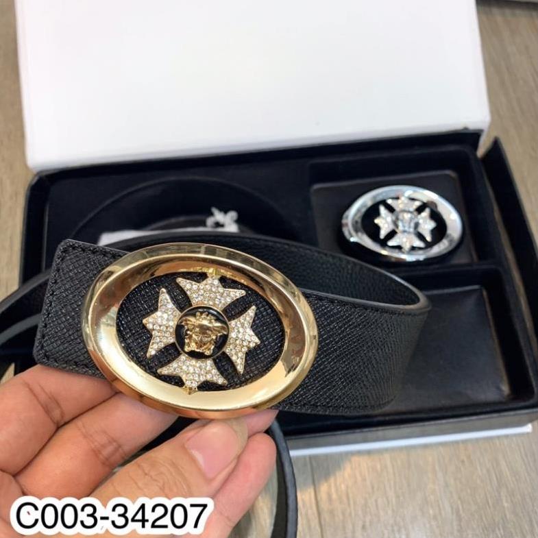 [Sẵn Hàng] Thắt Lưng 2 Mặt Full Box Cho Nam - Dây Lưng PP 2 Mặt Cao Cấp