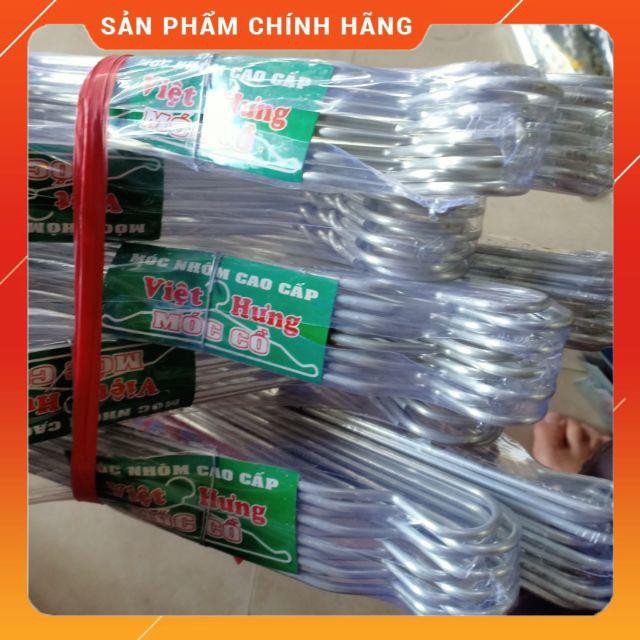 [ HÀNG SIÊU TỐT] COMBO 10 cái Móc quần áo nhôm người lớn loại 400g - 45CM