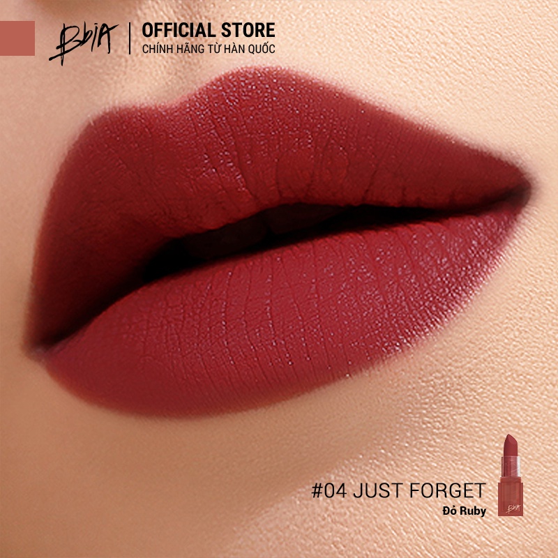 Son Thỏi Lì Bbia Last Powder Lipstick (6 màu) 3.5g - 04 Just Forget - Bbia Official Store