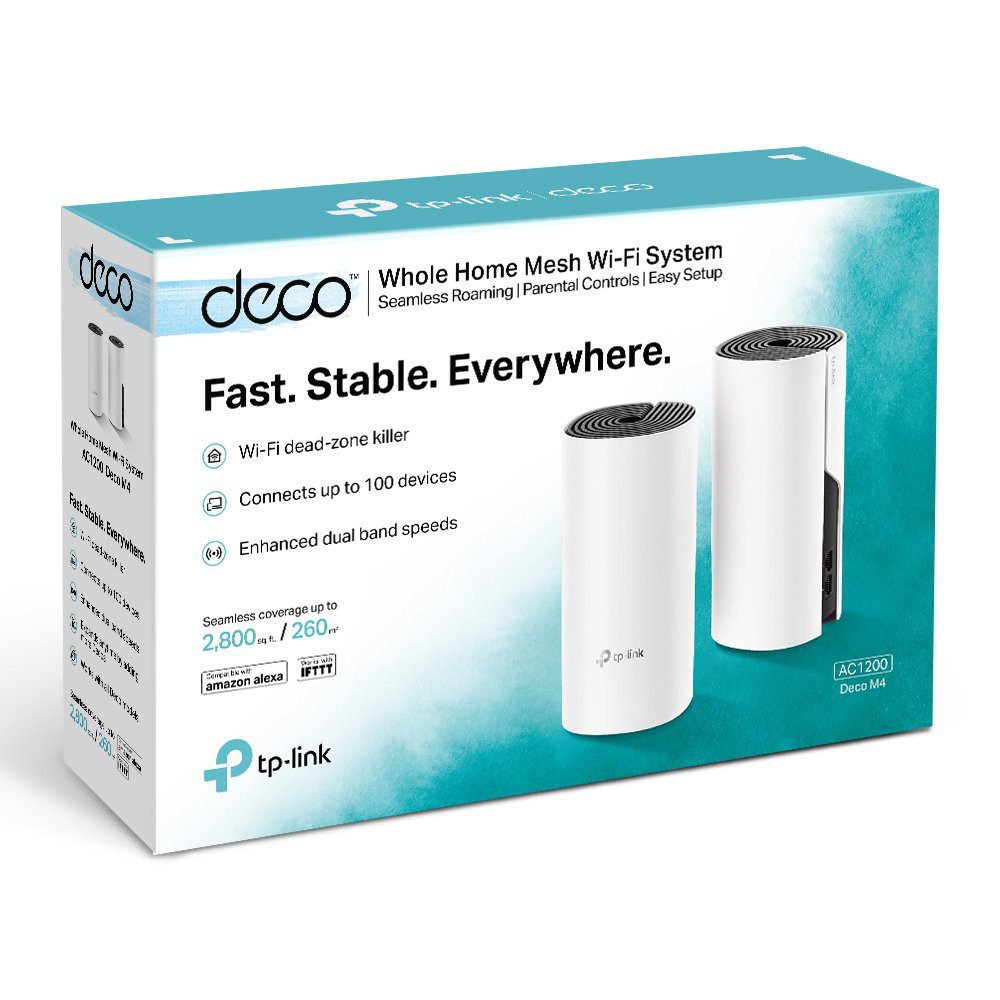 Hệ Thống Wi-Fi Mesh Cho Toàn Ngôi Nhà AC1200 Deco M4 (2-pack) - Chính hãng | BigBuy360 - bigbuy360.vn