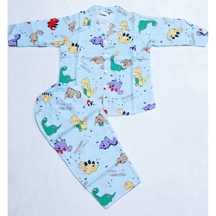 Pijama tole/ lanh quần dài tay dài cho bé trai (12-14 ký) ib chọn màu