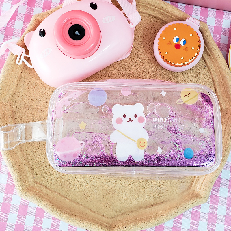 [Hàng mới về] Hộp bút trong suốt sức chứa lớn tiện lợi