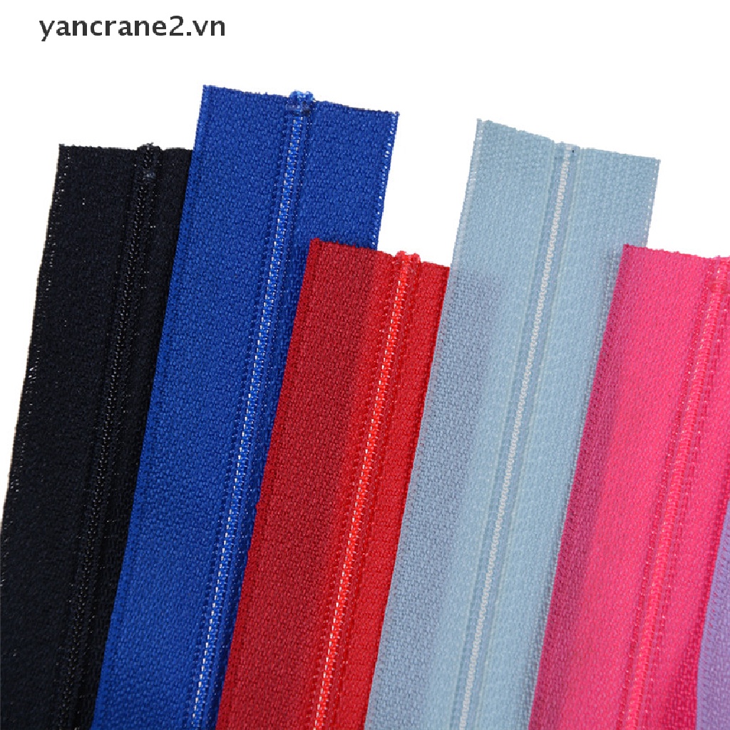 Set 5 Khóa Kéo Mini Dùng Để May Đồ Búp Bê / Đầm Đồ Thủ Công DIY