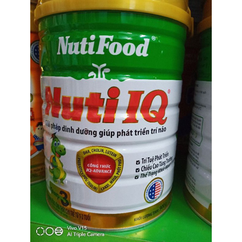Sữa bột NutiIQ 4 900g 2-6 tuổi.