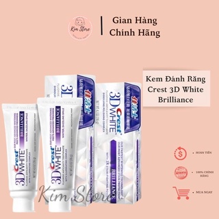 Kem Đánh Răng Crest 3D White Brilliance 90g Giúp Trắng Răng Vượt Trội